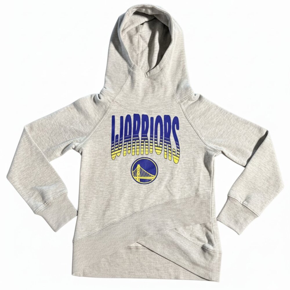 NBA Girls Golden State Warriors Crossover Hoodie Pullover Small 7/8 NWT